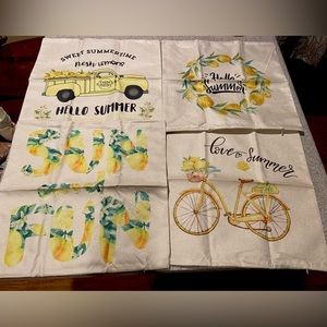 18X18 Set of 4 pillow covers-no pillow inserts